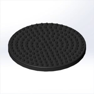Convex Pad Suitable For Tubes And Containers With Diameter < 99 mm
